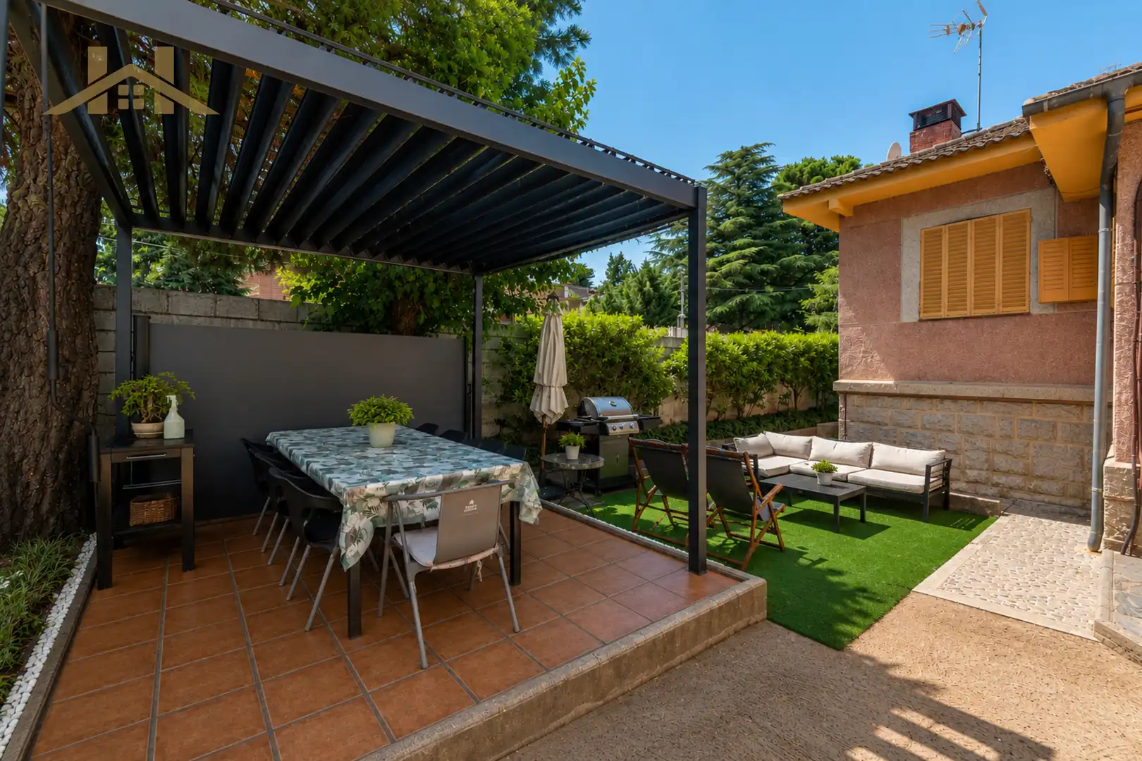 Terraza de Casa o chalet en venta en Pozuelo de Alarcón con Aire acondicionado, Calefacción y Jardín privado