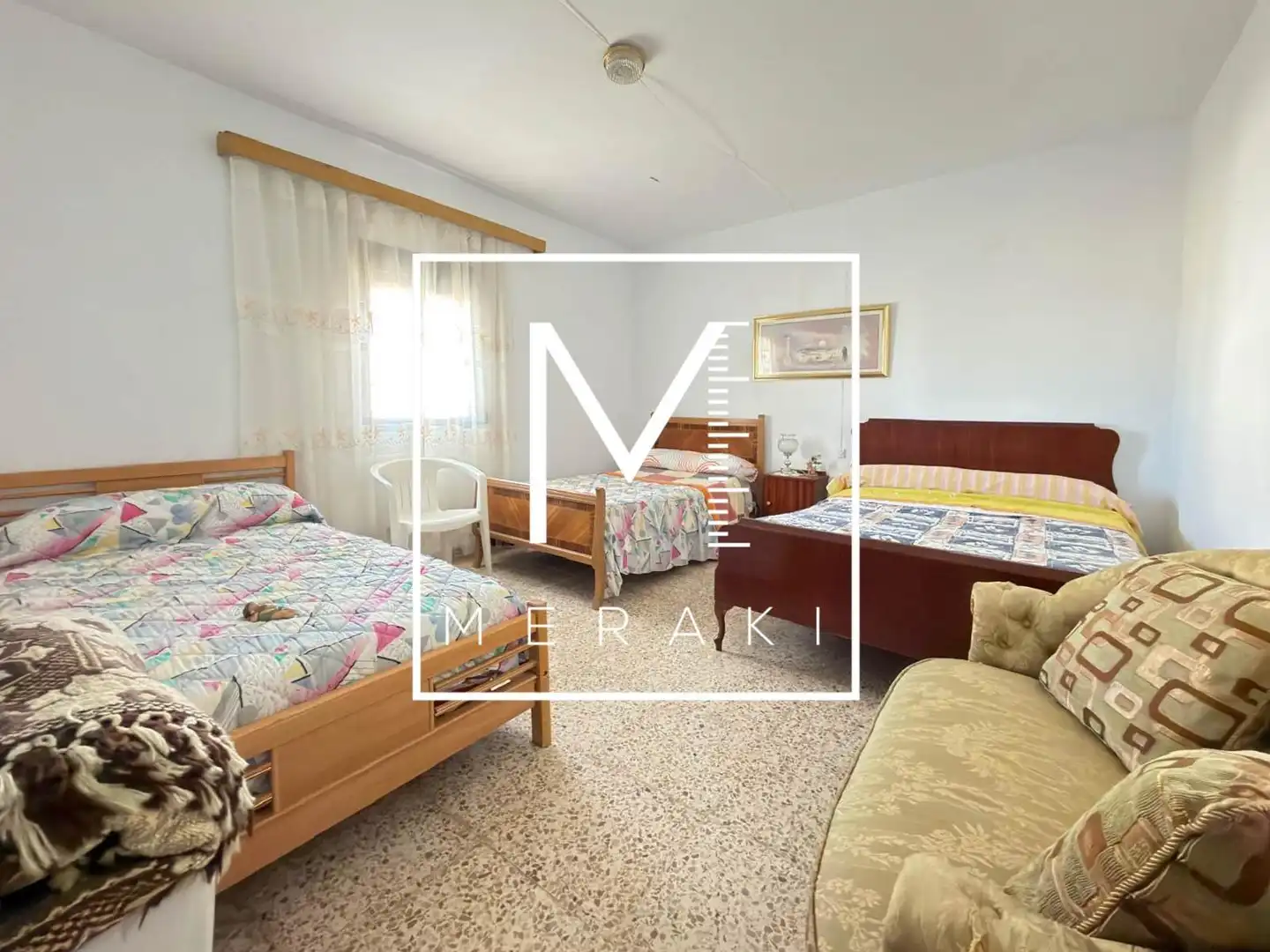 Dormitori de Casa o xalet en venda en Lezuza amb Calefacció, Jardí privat i Terrassa