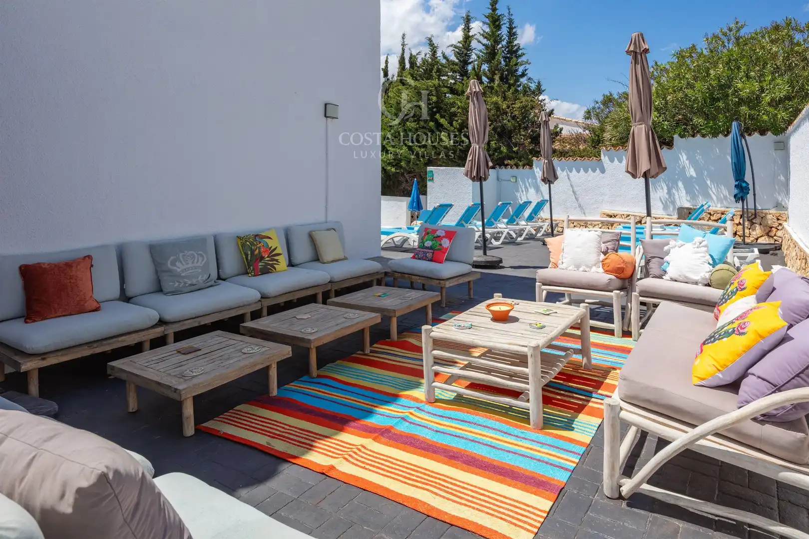 Terraza de Casa o chalet en venta en Jávea / Xàbia con Aire acondicionado, Calefacción y Jardín privado