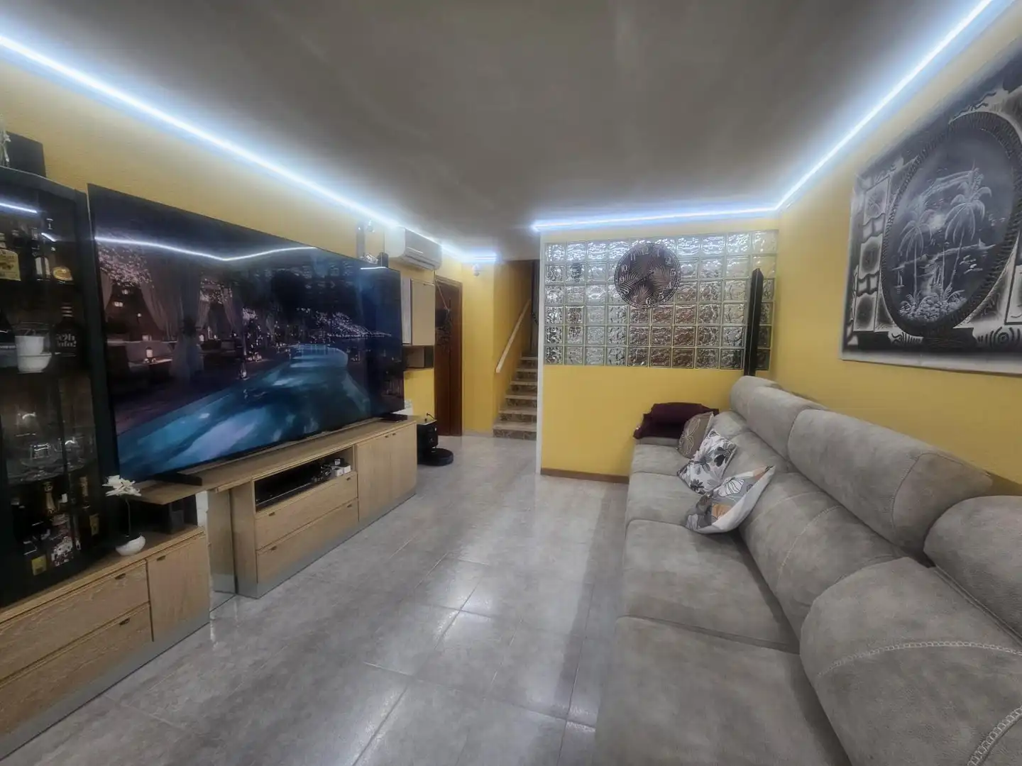 Living room of Flat for sale in Alcanar  with Air Conditioner, Private garden and Terrace