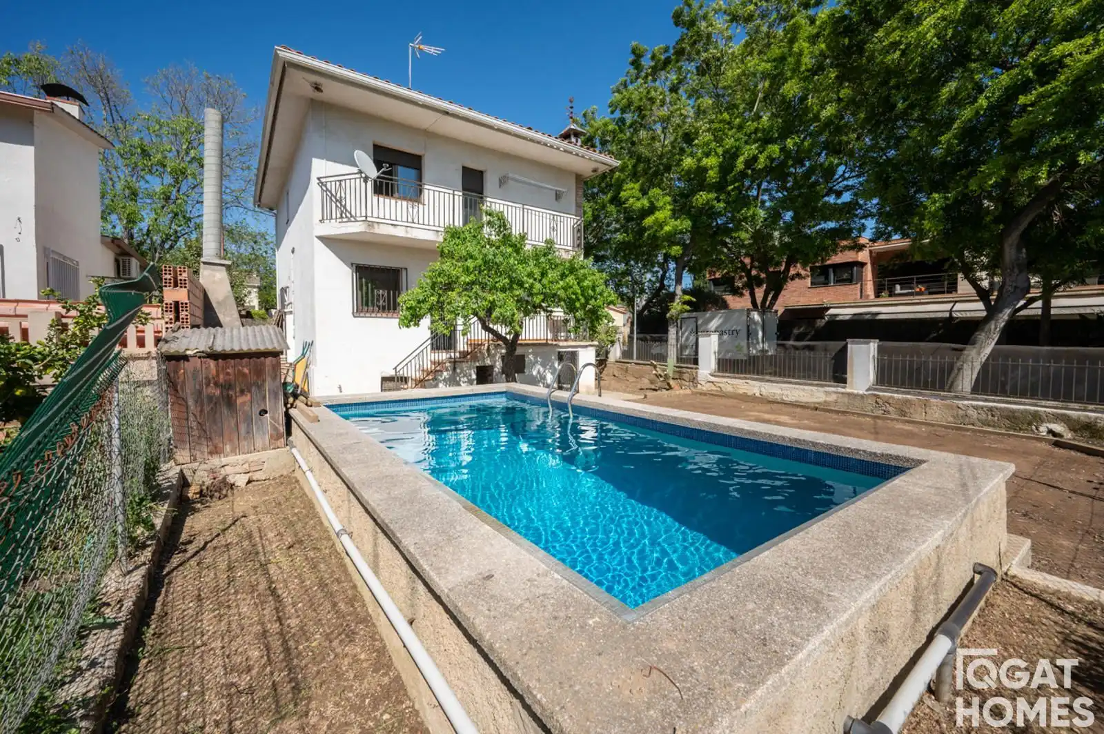 Schwimmbecken von Haus oder Chalet zum Verkauf in Sant Cugat del Vallès mit Klimaanlage, Heizung und Terrasse