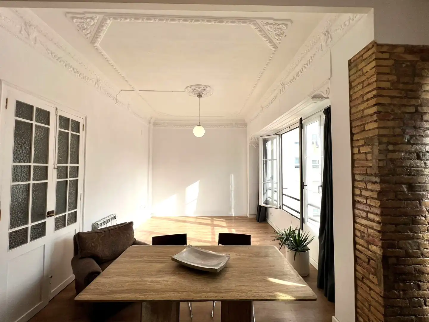 Comedor de Piso de alquiler en Valencia con Aire acondicionado, Calefacción y Amueblado