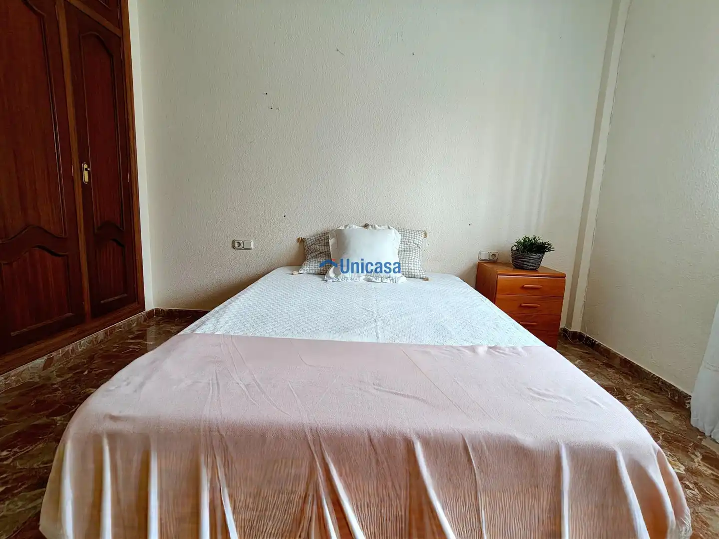 Bedroom of Flat for sale in Málaga  with Air Conditioner, Terrace and Furnished