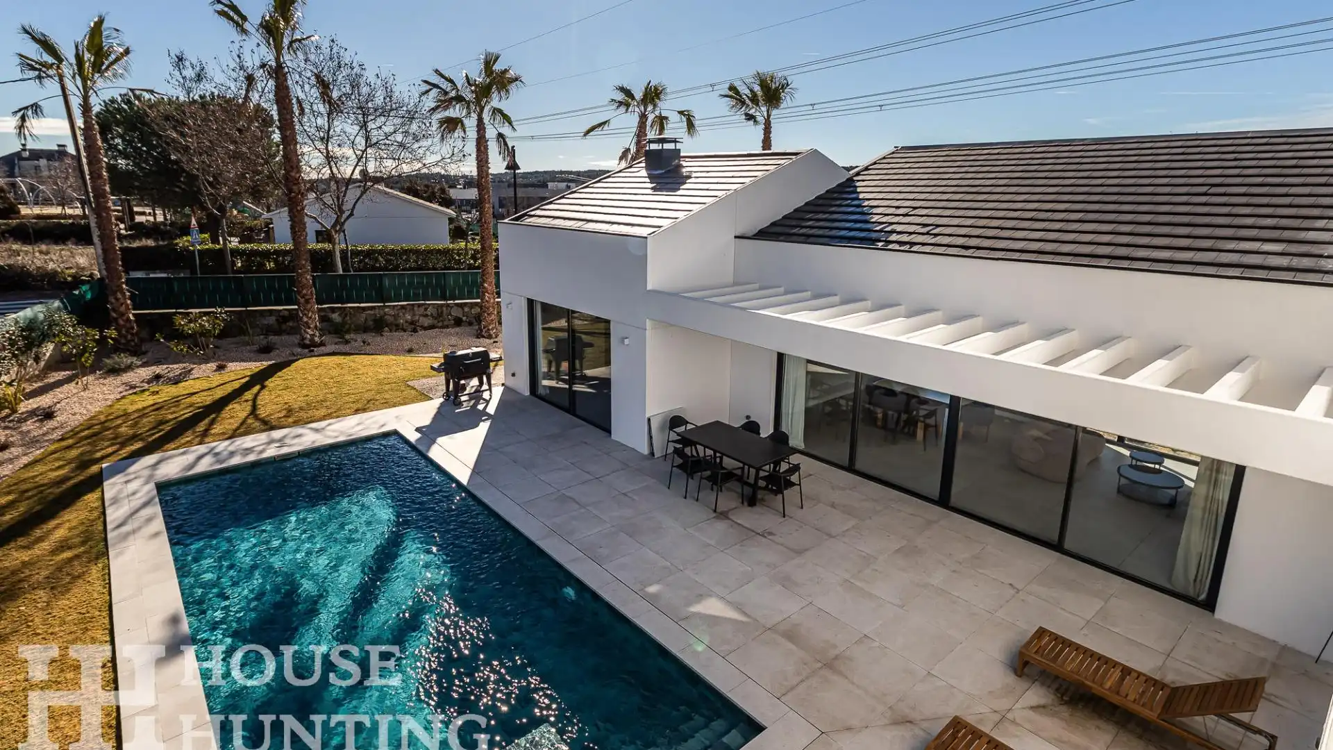 Exterior view of Houses for sale in Galapagar  with Air Conditioner, Private garden and Terrace