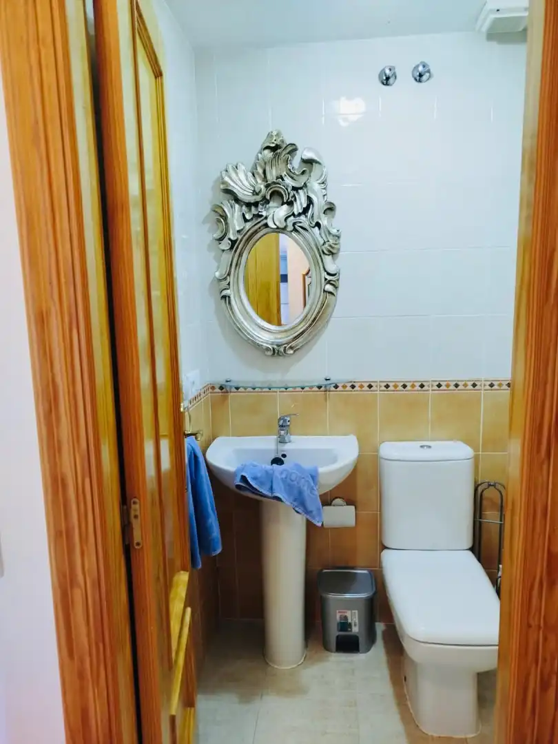 Baño de Planta baja en venta en Calpe / Calp con Aire acondicionado, Calefacción y Jardín privado