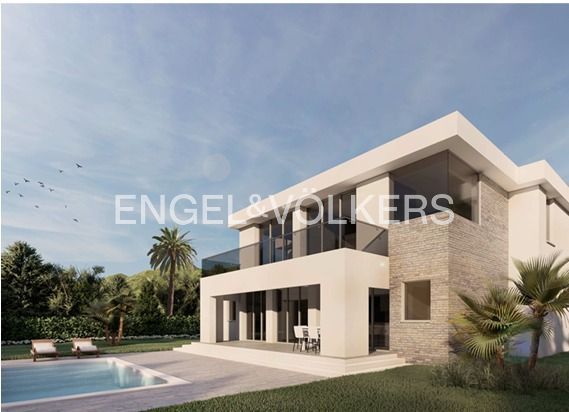 Vista exterior de Casa o xalet en venda en Benidoleig amb Aire condicionat, Calefacció i Jardí privat