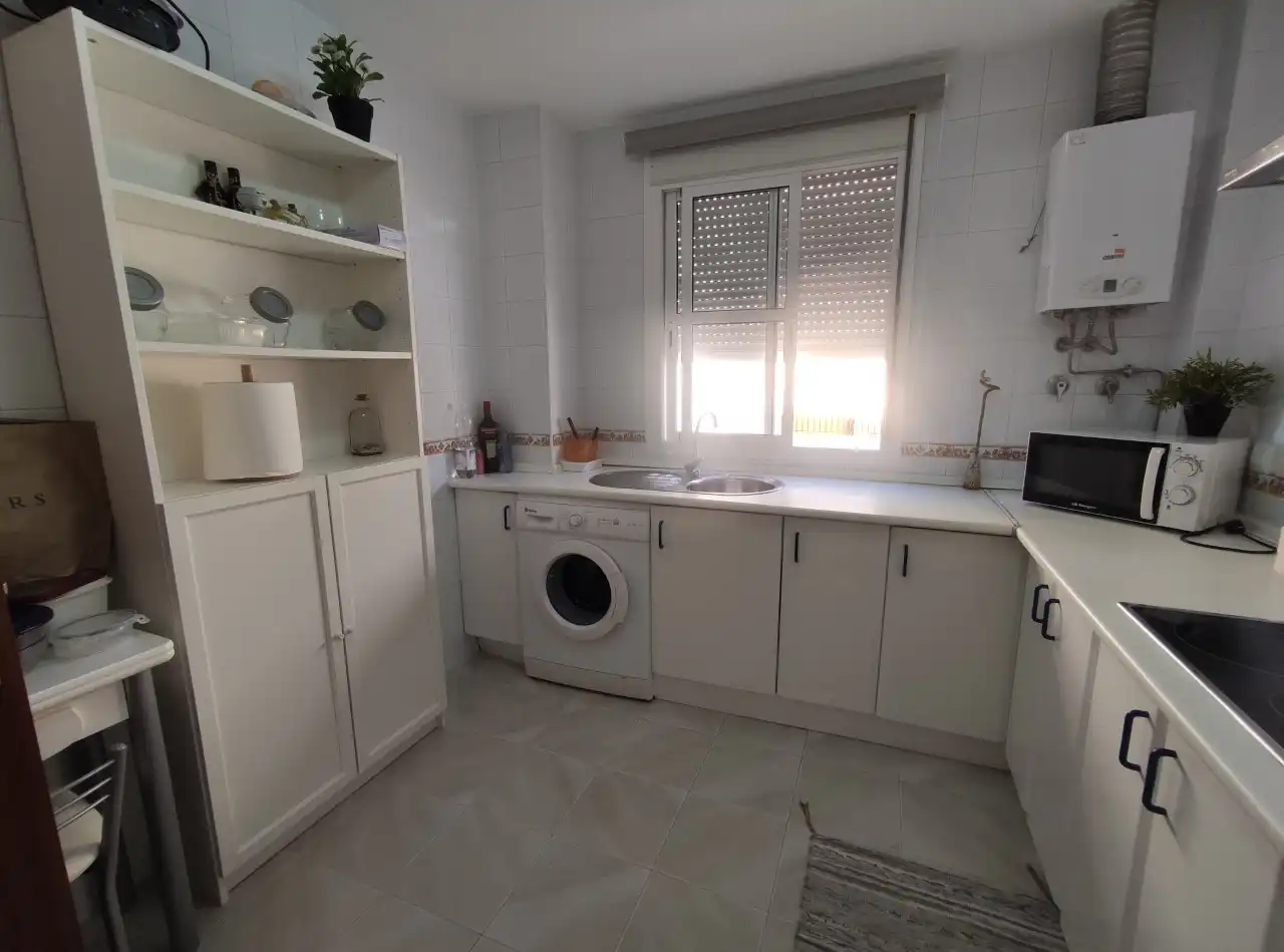 Cocina de Piso de alquiler en Sanlúcar de Barrameda con Aire acondicionado, Calefacción y Terraza
