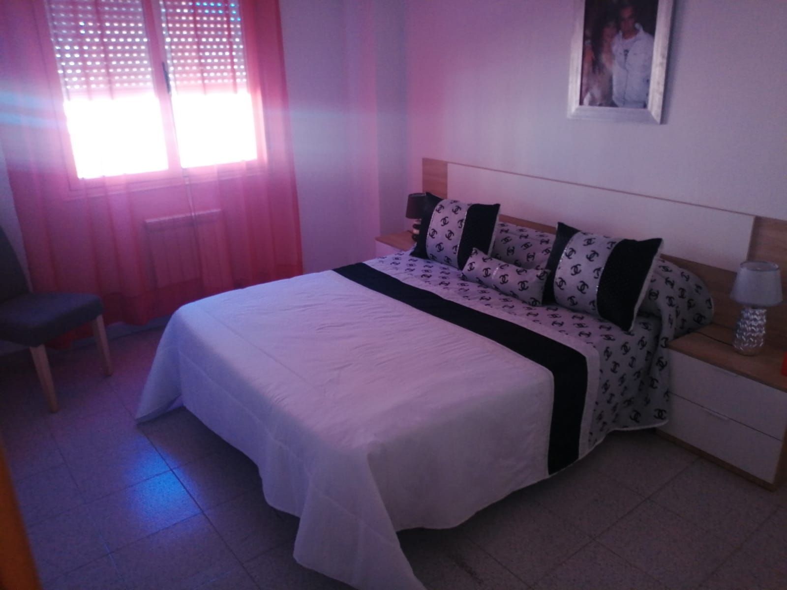Bedroom of Flat for sale in Salamanca Capital  with Heating, Terrace and Furnished