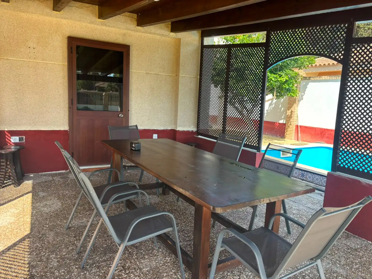 Terraza de Casa o chalet de alquiler en Chipiona con Calefacción, Jardín privado y Terraza