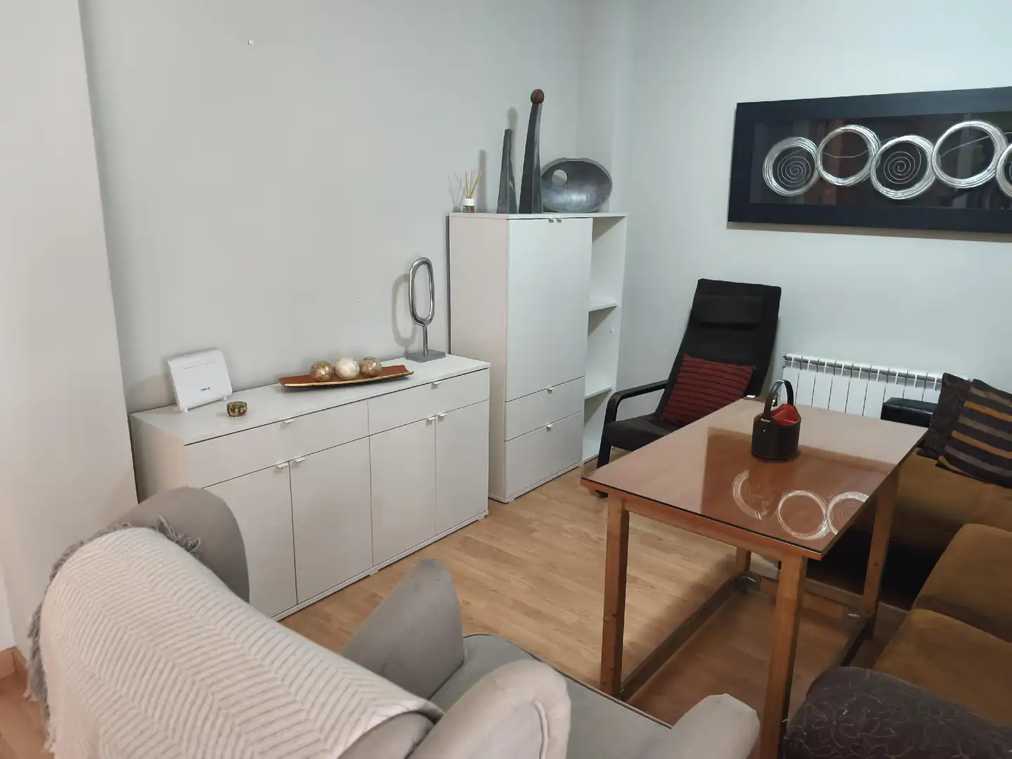 Living room of Apartments for sale in Andújar  with Air Conditioner, Heating and Parquet flooring