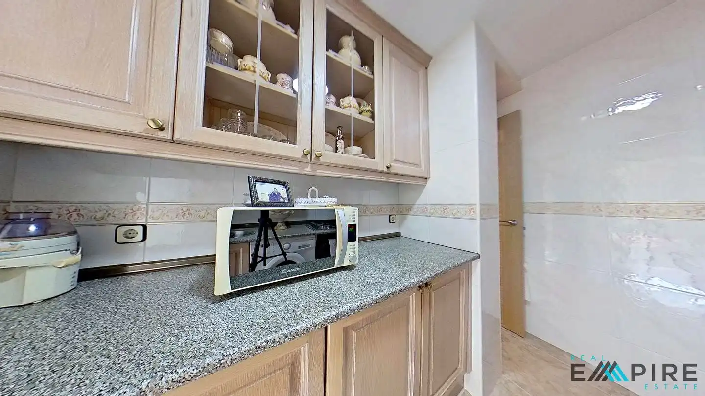 Kitchen of Flat for sale in Getafe  with Heating, Terrace and Storage room