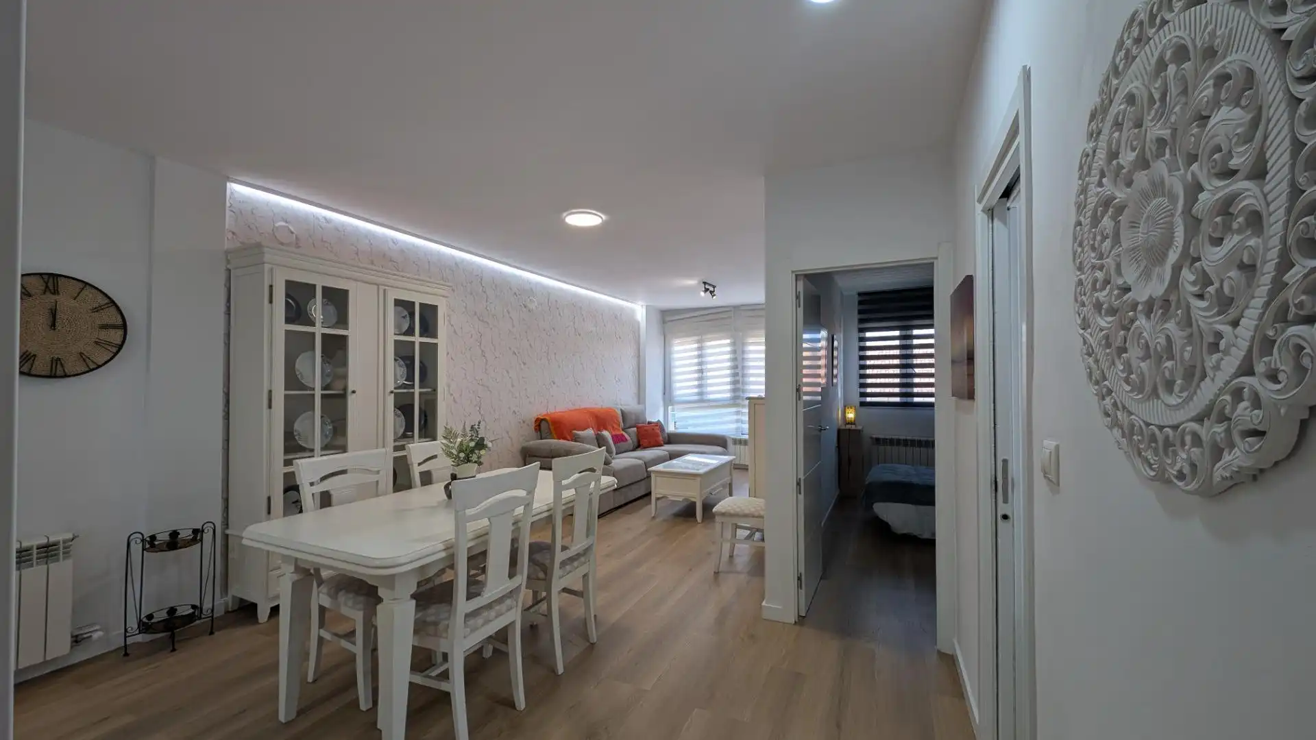 Living room of Flat for rent in Armilla  with Heating, Terrace and Furnished