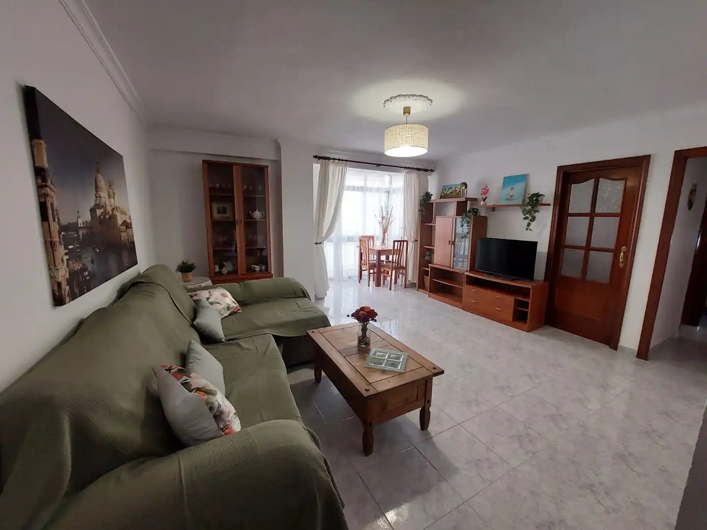 Living room of Flat for rent in Málaga  with Furnished and Washing machine