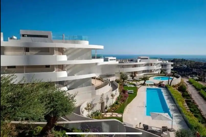 Exterior view of Apartments for rent in Benahavís  with Air Conditioner, Terrace and Swimming Pool