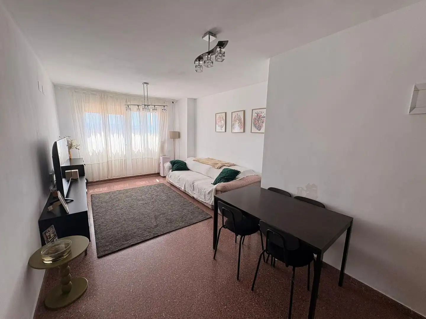 Sala de estar de Apartamento en venta en Onil con Terraza