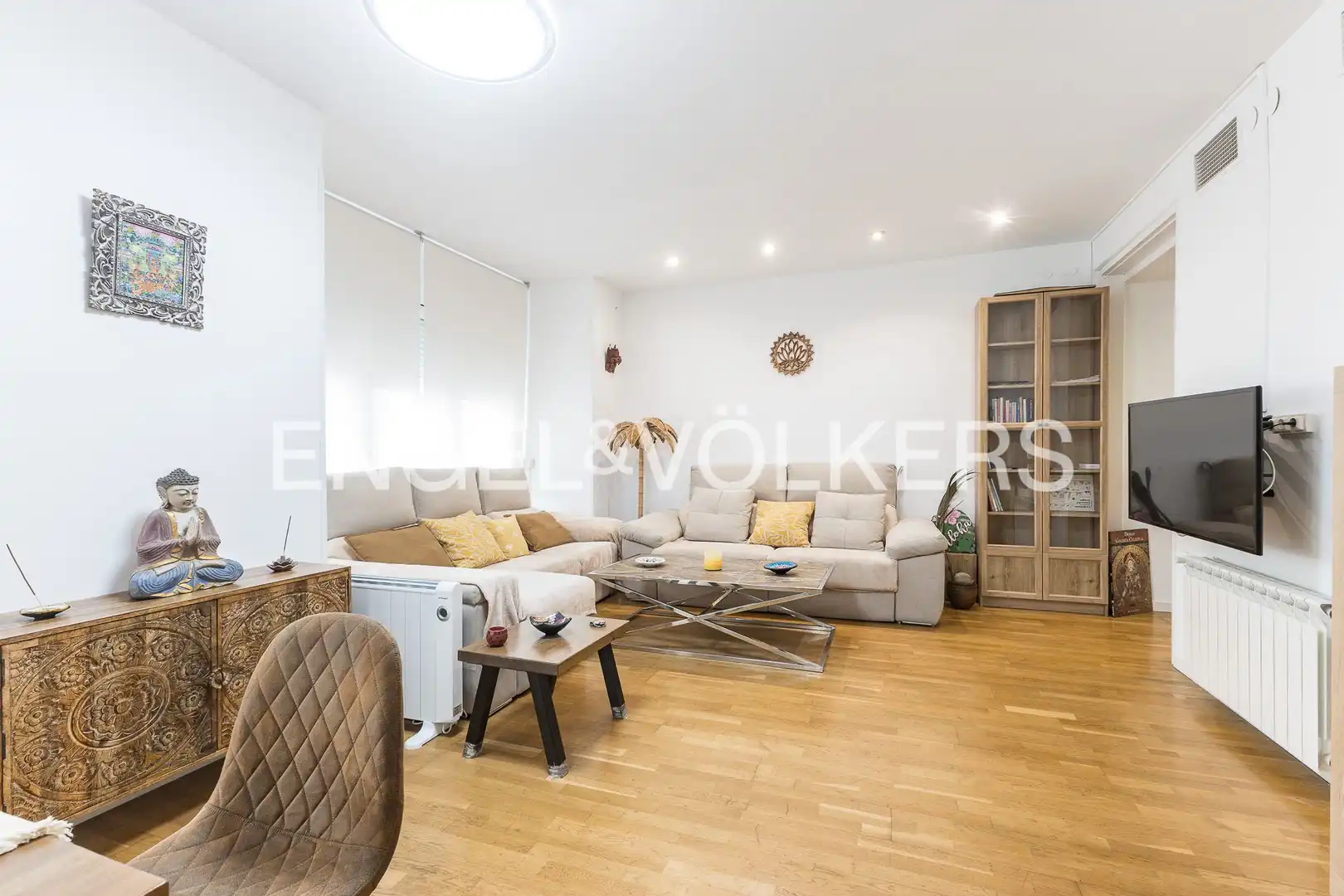 Sala de estar de Piso en venta en Barcelona con Aire acondicionado, Calefacción y Balcón