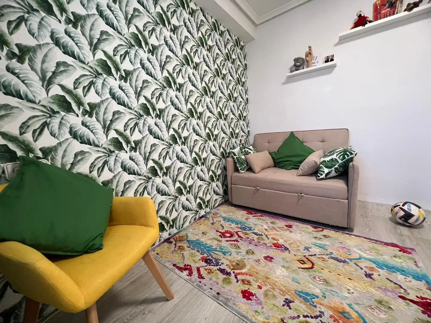 Sala de estar de Apartamento en venta en Torrevieja con Jardín privado, Terraza y Amueblado