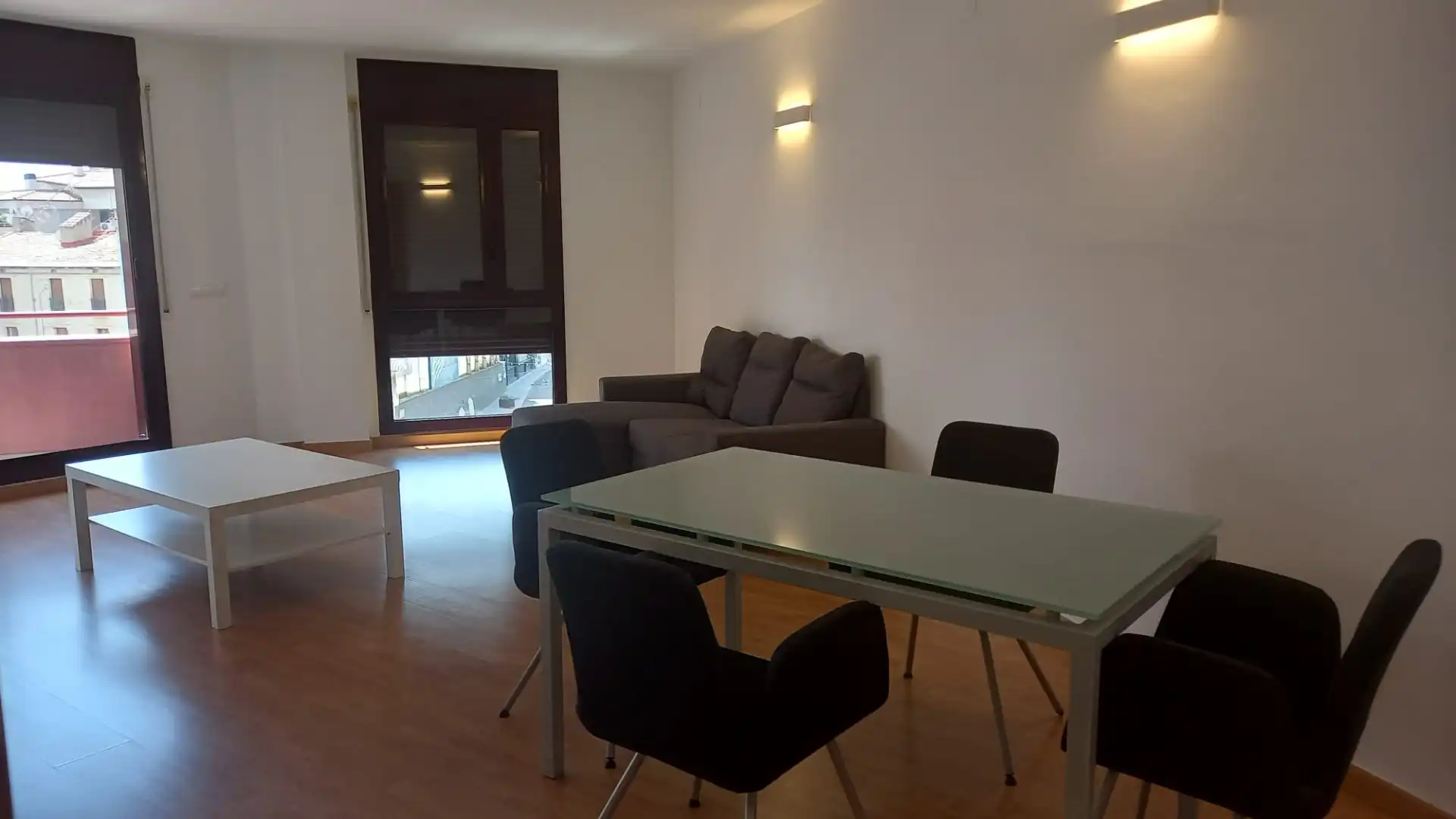 Sala de estar de Piso de alquiler en Lleida con Calefacción, Amueblado y Balcón