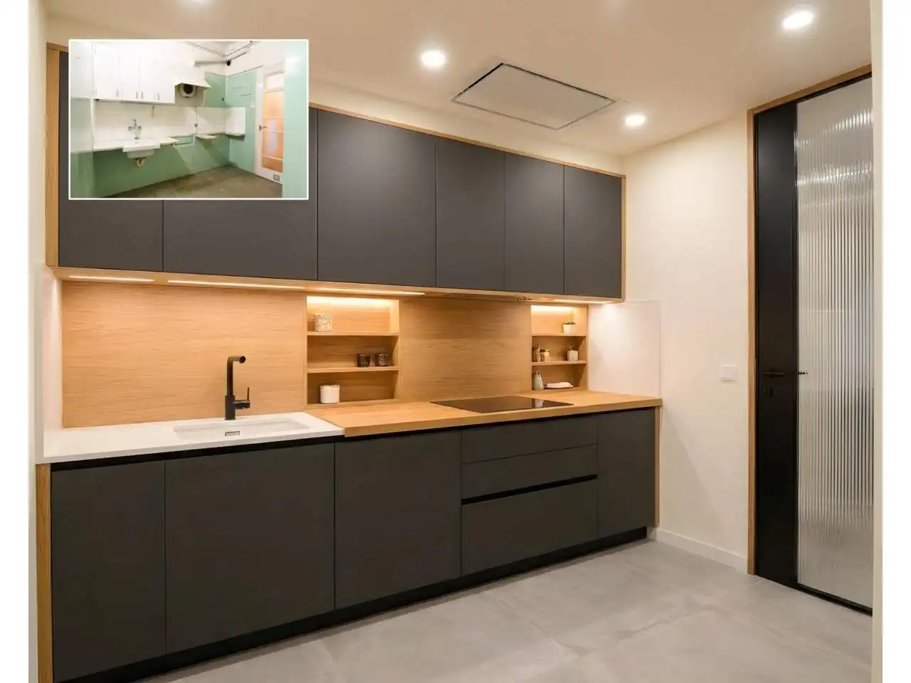 Kitchen of Flat for sale in Vic  with Heating and Storage room