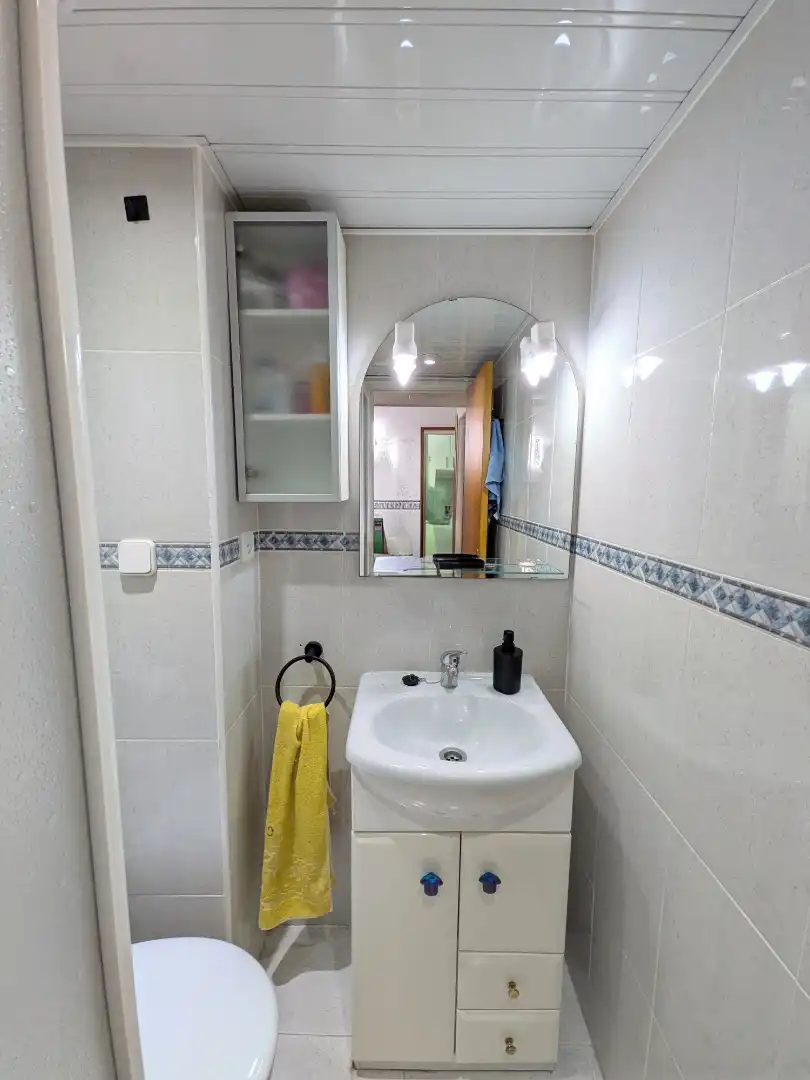 Baño de Apartamento en venta en Lloret de Mar con Aire acondicionado, Calefacción y Parquet