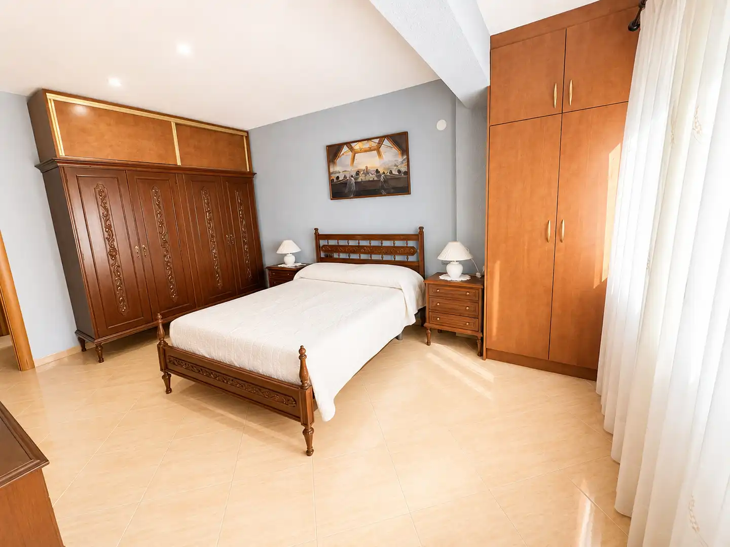 Bedroom of Flat for sale in Valencia  with Air Conditioner, Furnished and Oven