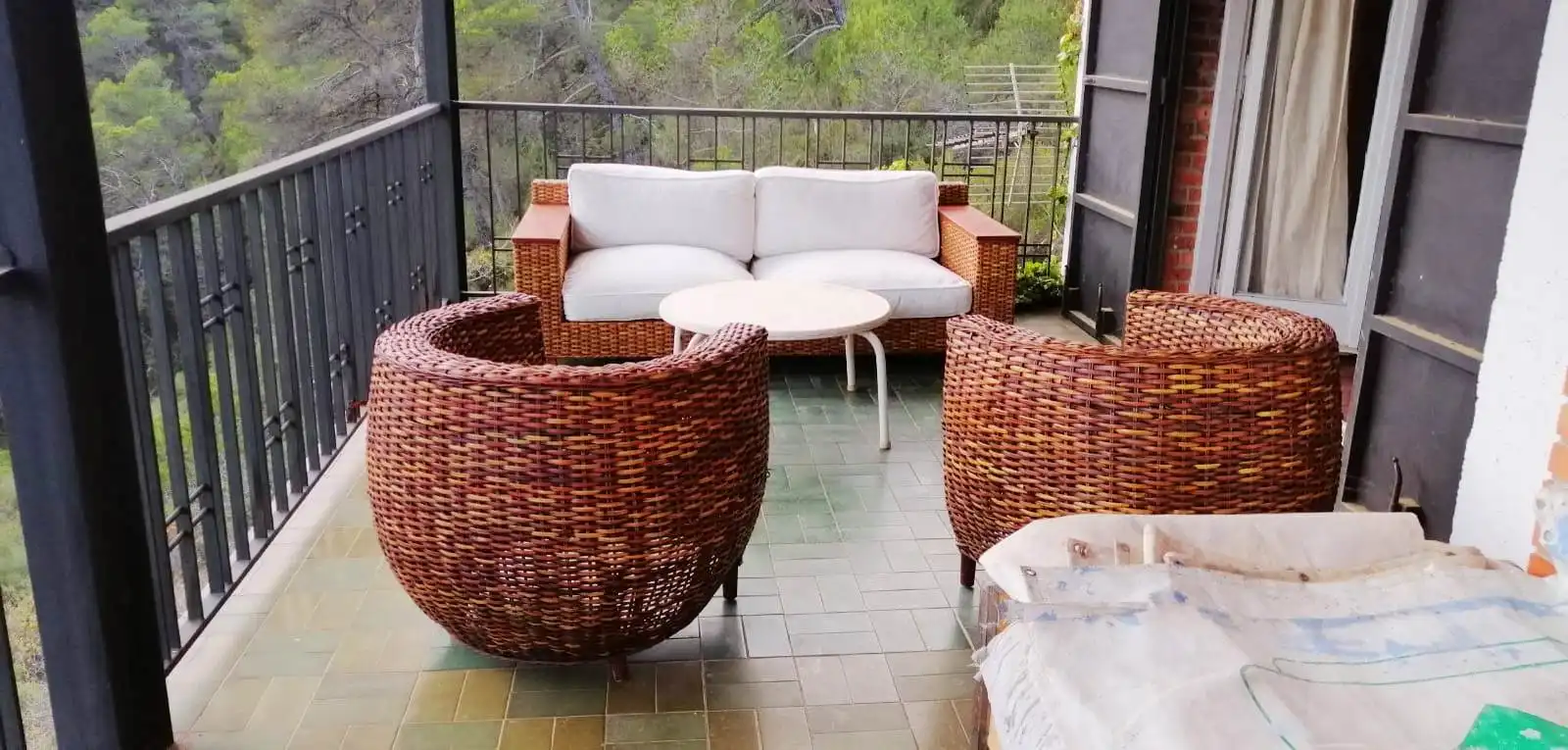 Terrace of Houses for sale in La Llacuna  with Heating, Private garden and Parquet flooring