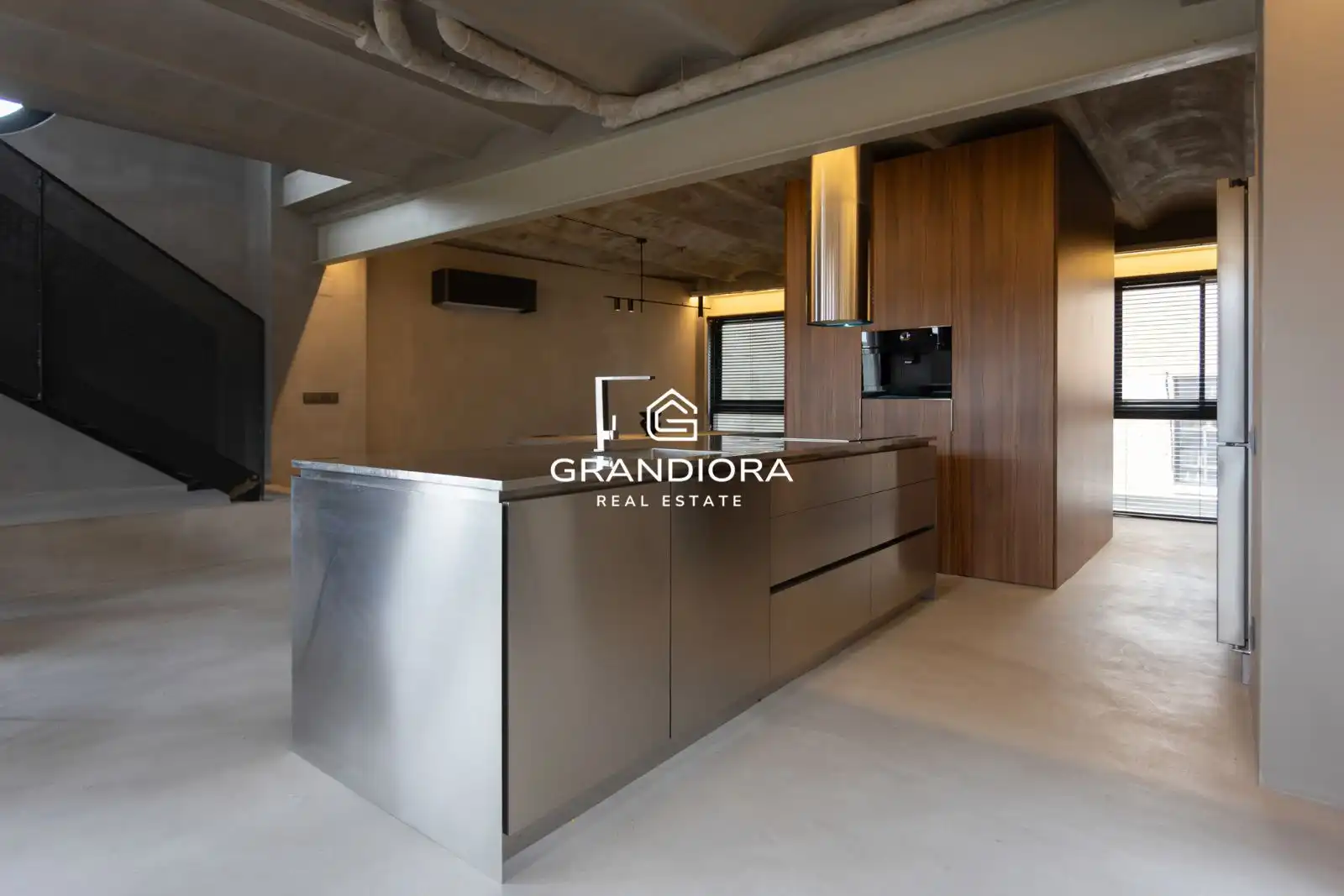 Kitchen of Flat for rent in Barcelona  with Air Conditioner, Terrace and Furnished