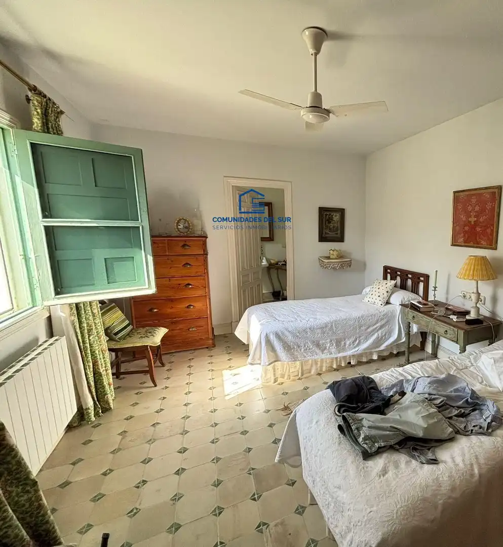 Dormitori de Casa o xalet de lloguer en El Puerto de Santa María amb Aire condicionat, Terrassa i Piscina