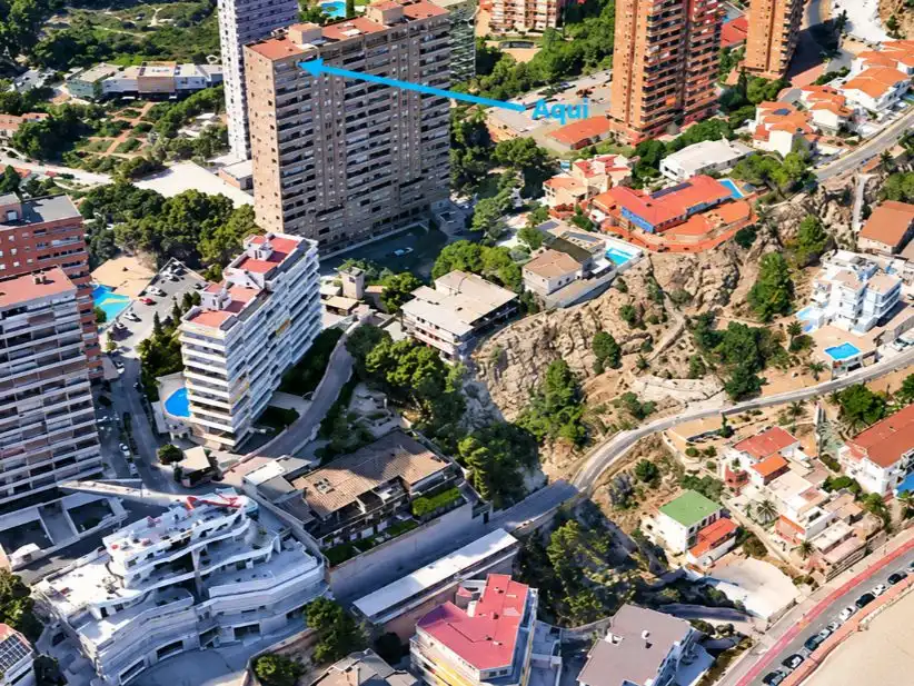 Vista exterior de Apartament en venda en Benidorm amb Aire condicionat i Terrassa