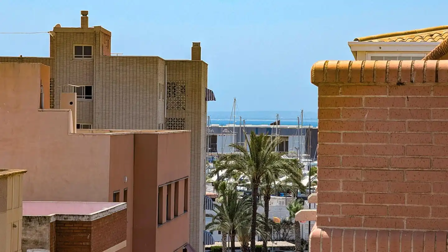 Balcony of Flat for sale in Santa Pola  with Air Conditioner, Terrace and Furnished