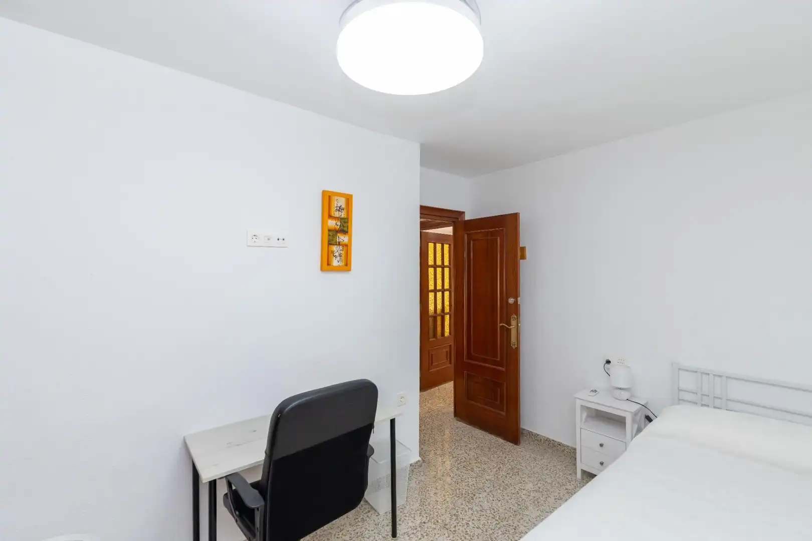 Schlafzimmer von Wohnung zur Miete in Granada mit Klimaanlage, Möbliert und Balkon