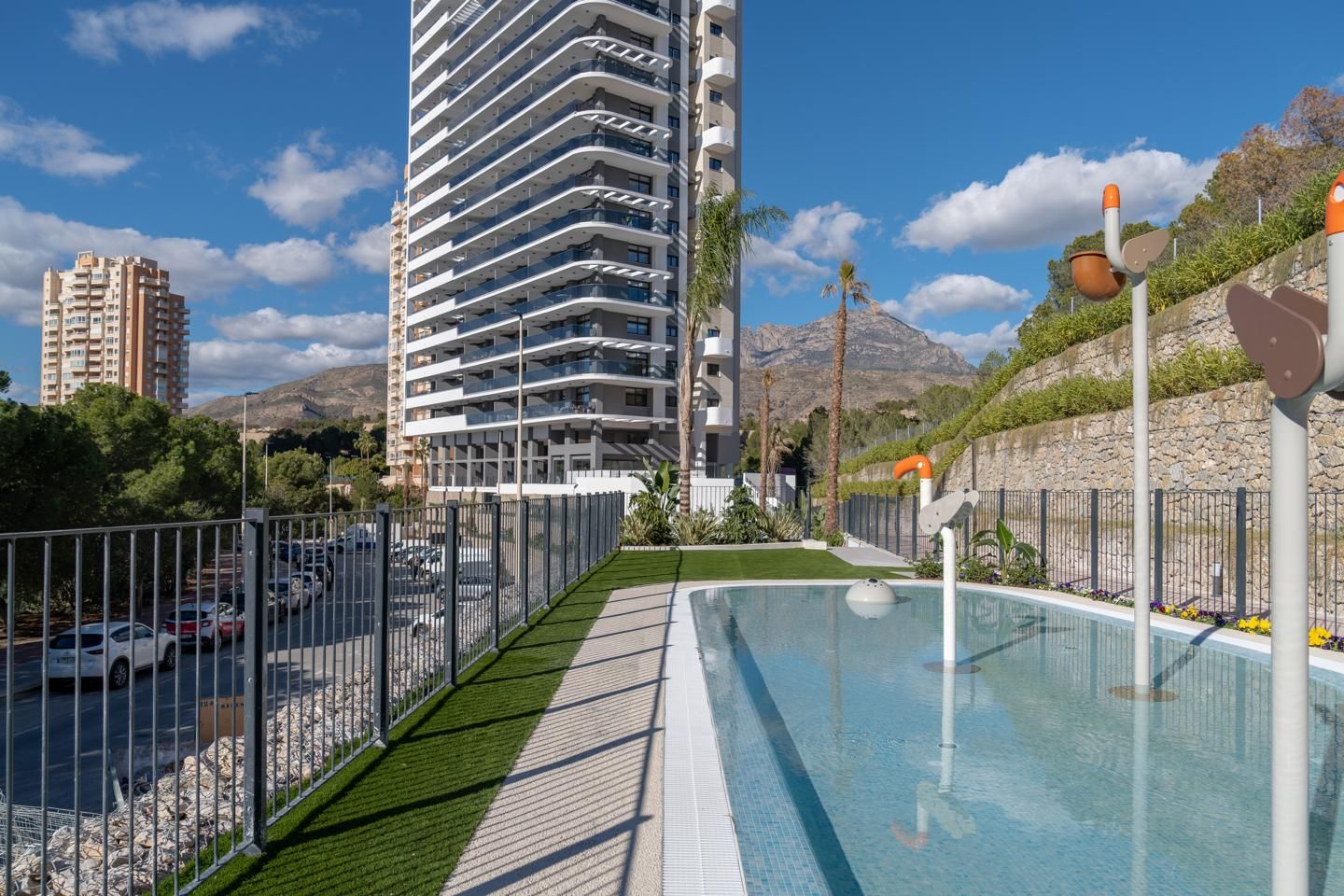 Piscina de Pis en venda en Benidorm amb Aire condicionat, Terrassa i Piscina