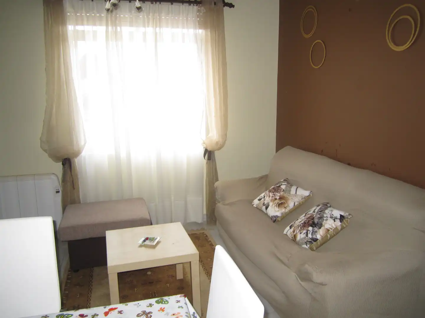Living room of Flat for rent in Ferrol  with Heating, Furnished and Washing machine