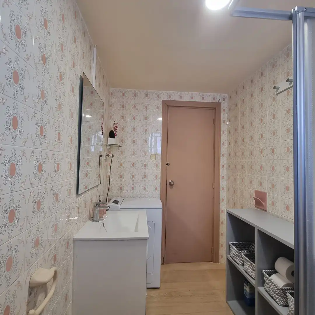 Bany de Apartament de lloguer en Sagunto / Sagunt amb Aire condicionat, Terrassa i Moblat