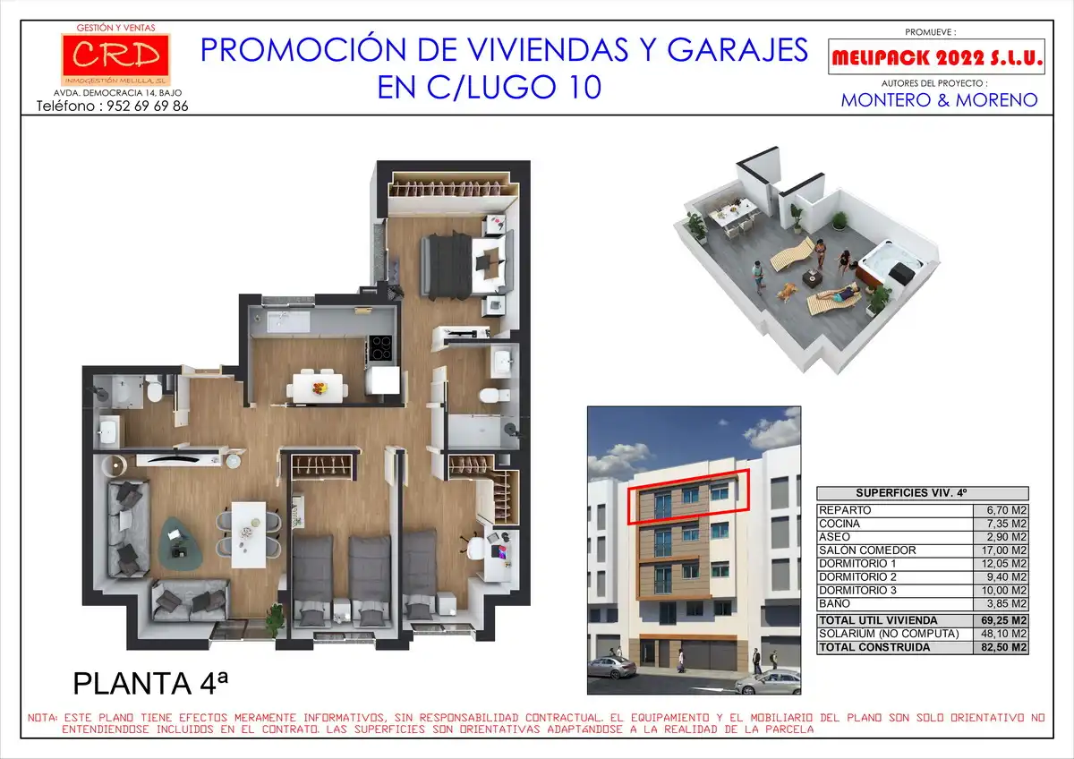 Pis amb ascensor en venda a Calle Lugo 10, imagen 3