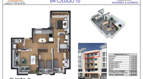 Foto 3 de Piso en venta en Calle Lugo, 10, El Real, Melilla Capital