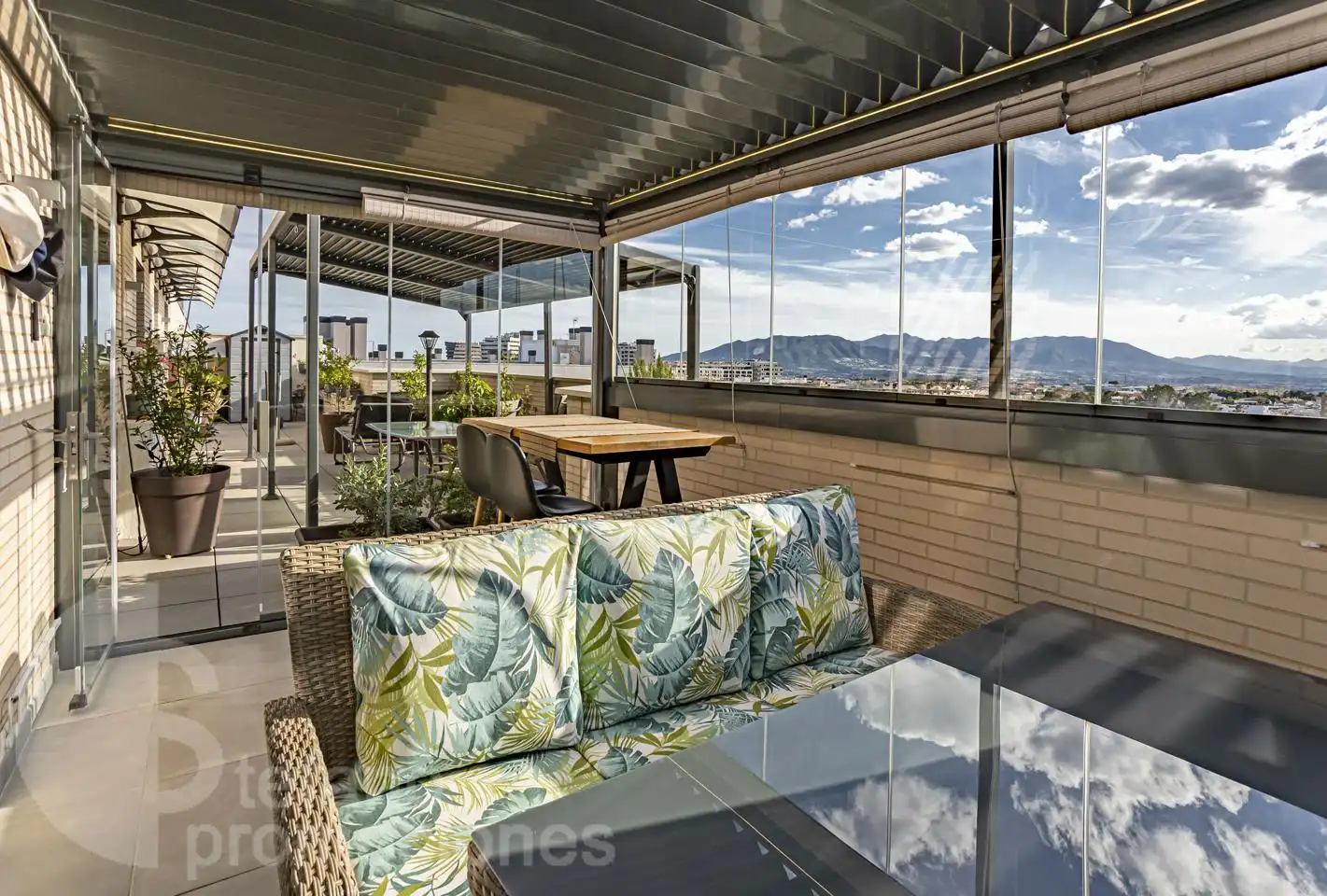 Terrasse von Dachboden zum Verkauf in Málaga mit Klimaanlage, Terrasse und Abstellraum