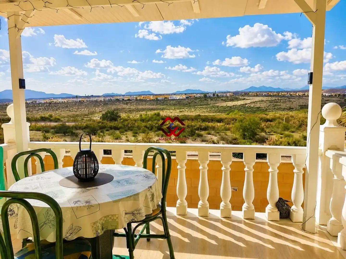 Terrassa de Casa o xalet en venda en Mazarrón amb Aire condicionat, Calefacció i Jardí privat