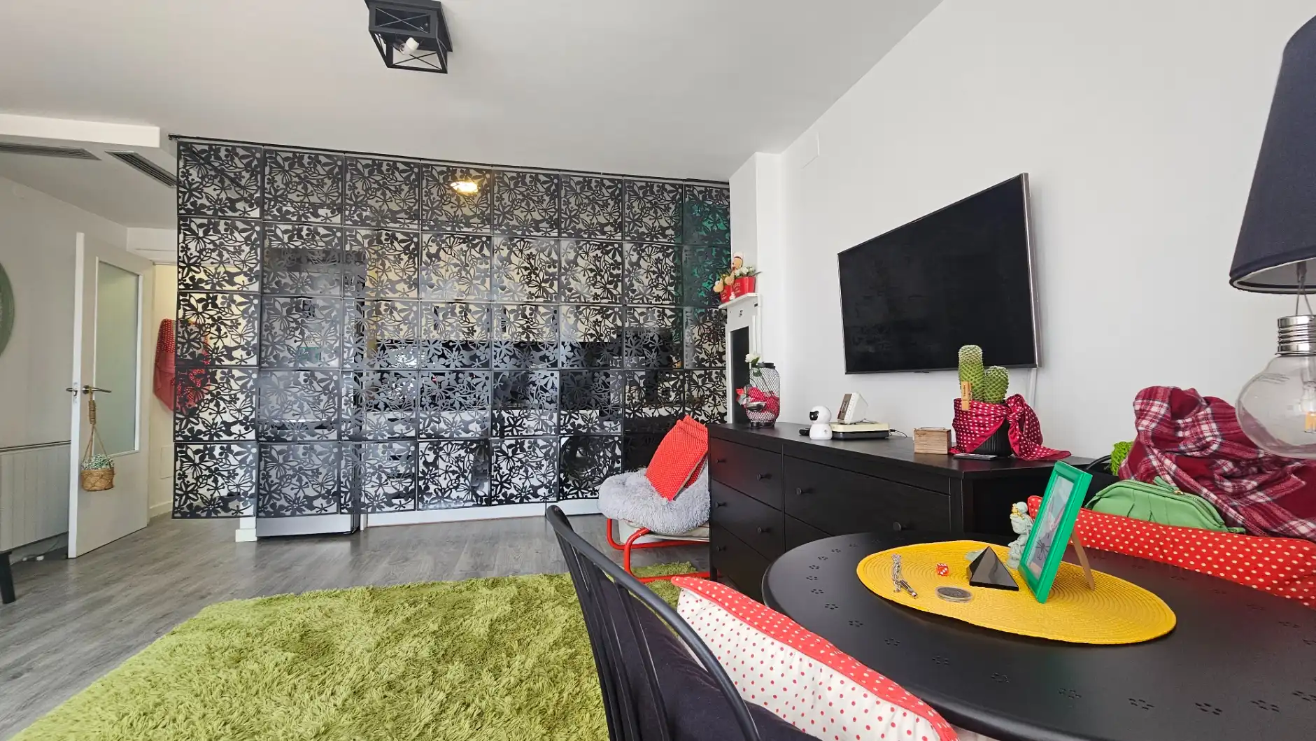 Sala d'estar de Pis en venda en Sabadell amb Aire condicionat, Calefacció i Parquet