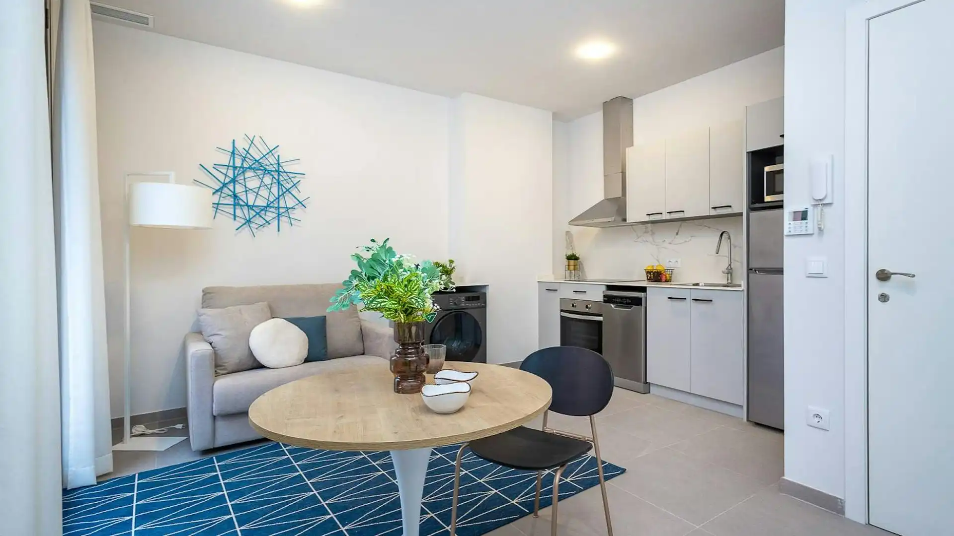 Sala de estar de Piso de alquiler en Valencia con Aire acondicionado, Calefacción y Amueblado