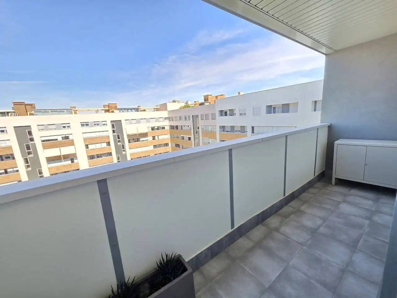 Balcony of Attic for sale in Zaragoza  with Air Conditioner, Heating and Parquet flooring