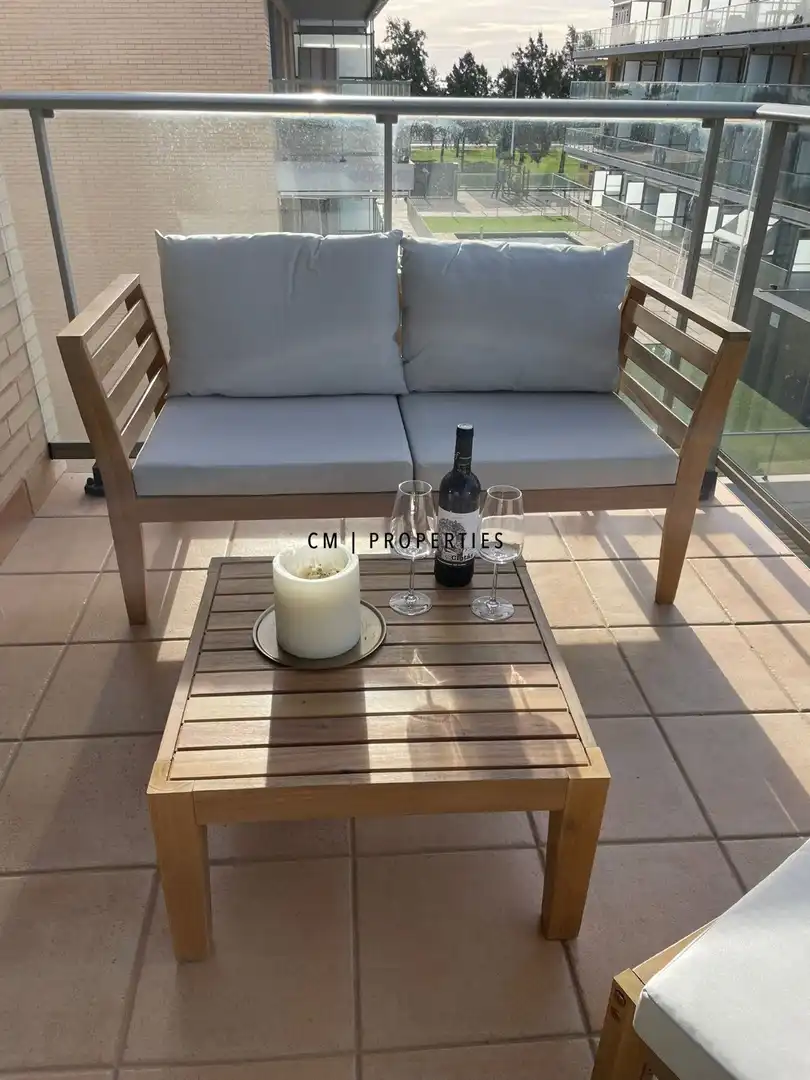 Terrasse von Wohnungen zur Miete in Moncofa mit Klimaanlage, Heizung und Terrasse