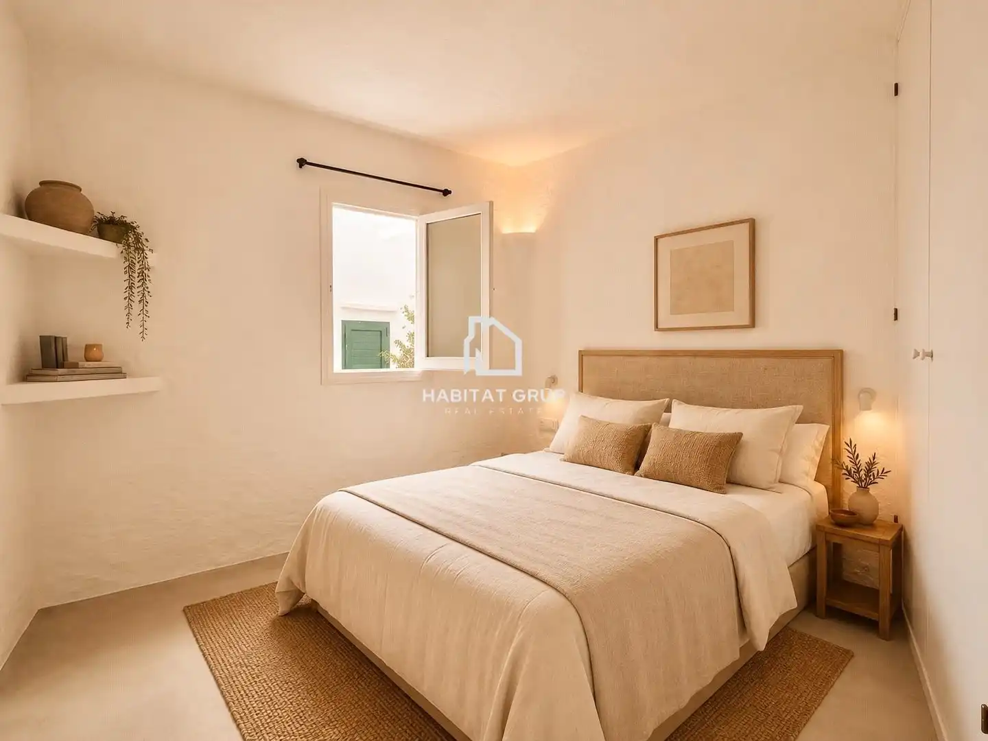 Bedroom of Flat for sale in Sant Lluís  with Heating and Private garden
