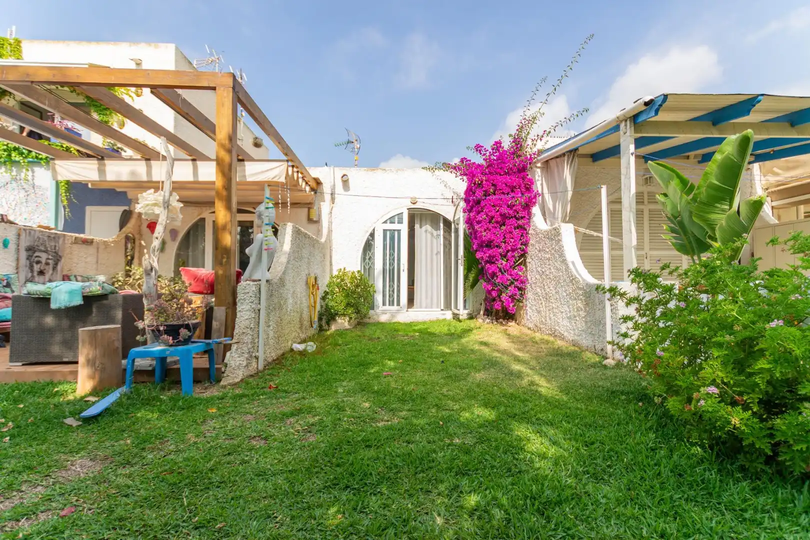 Garden of Houses for sale in Vera  with Private garden, Terrace and Furnished