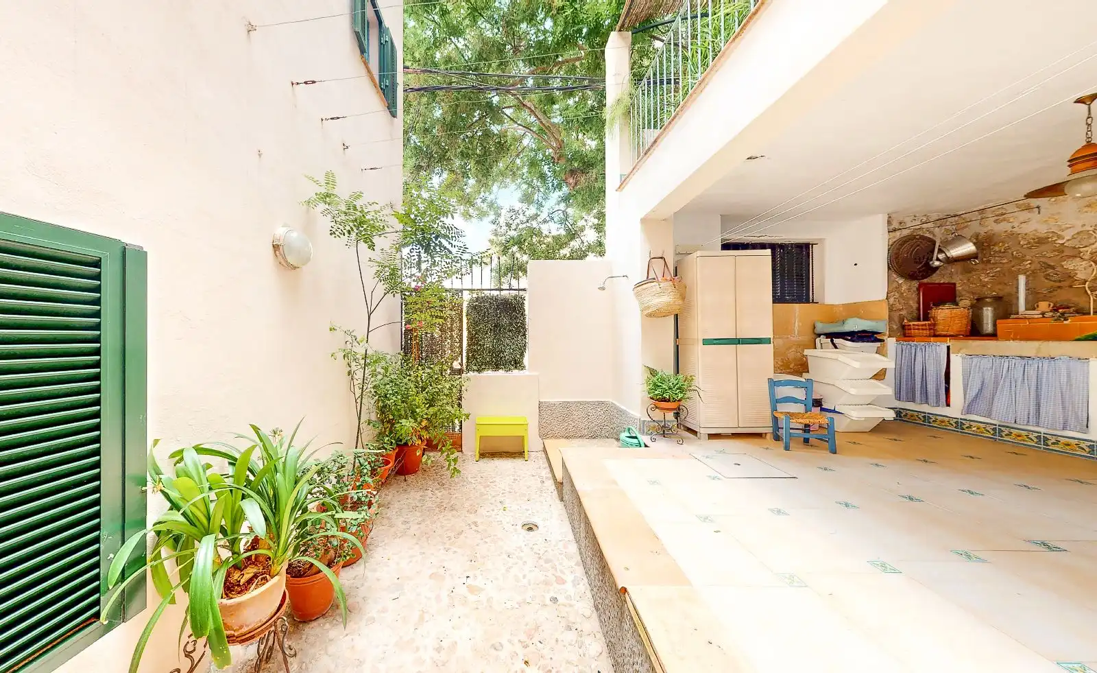 Terrassa de Casa adosada en venda en Pollença amb Aire condicionat, Calefacció i Jardí privat