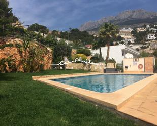 Exterior view of Single-family semi-detached for sale in Altea  with Air Conditioner and Terrace