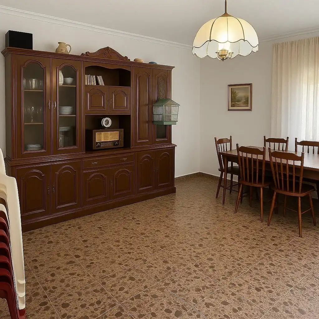 Menjador de Casa o xalet en venda en Elche / Elx amb Jardí privat, Terrassa i Traster