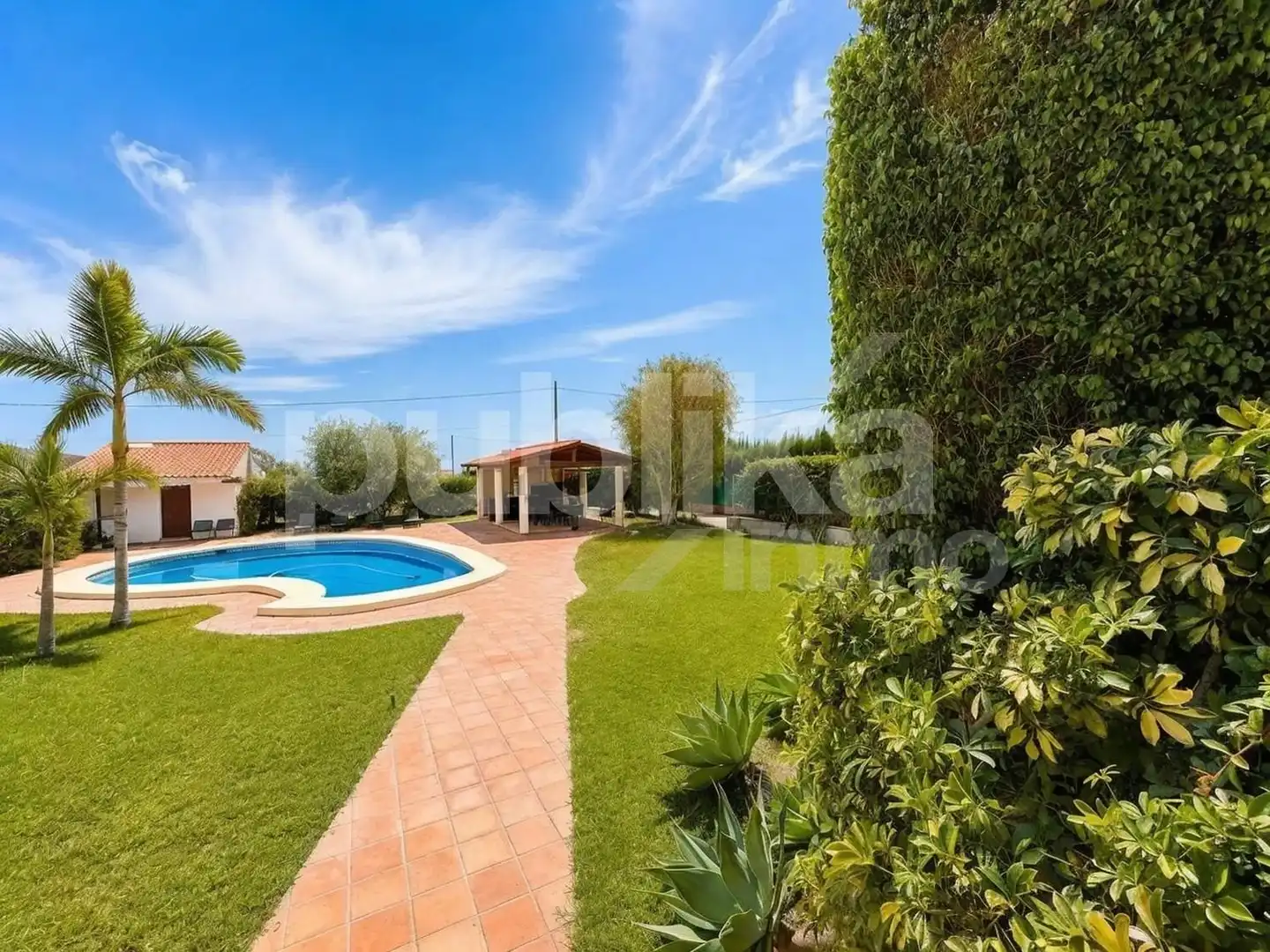 Jardín de Casa o chalet en venta en San Vicente del Raspeig / Sant Vicent del Raspeig con Aire acondicionado, Calefacción y Piscina