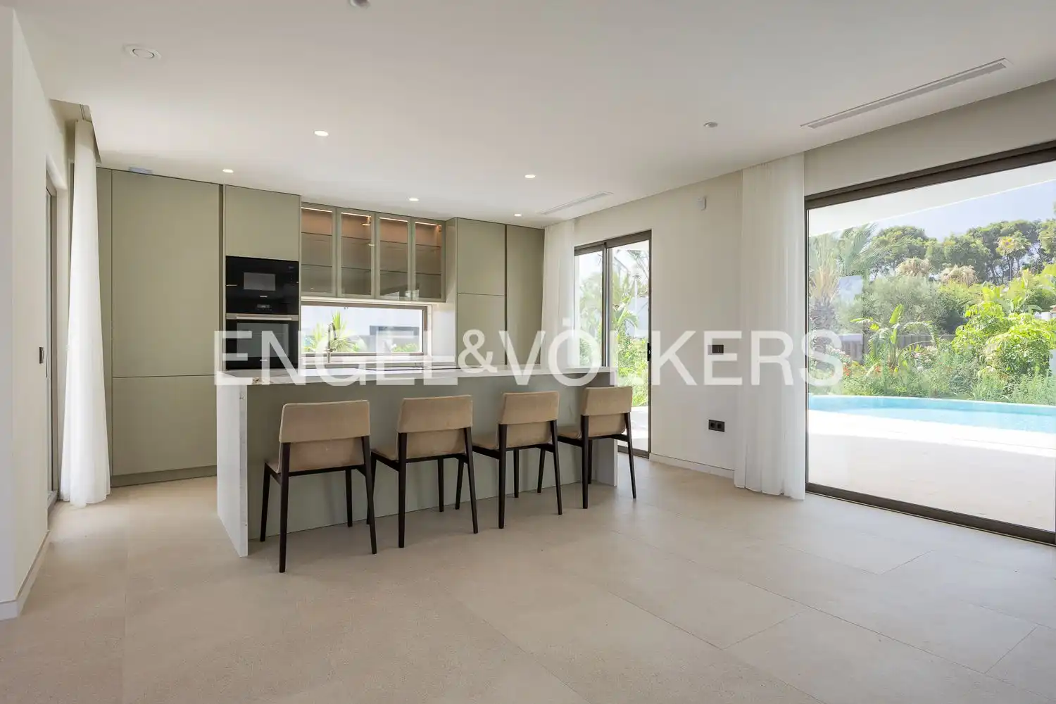 Cuina de Casa o xalet en venda en Jávea / Xàbia amb Aire condicionat, Calefacció i Jardí privat