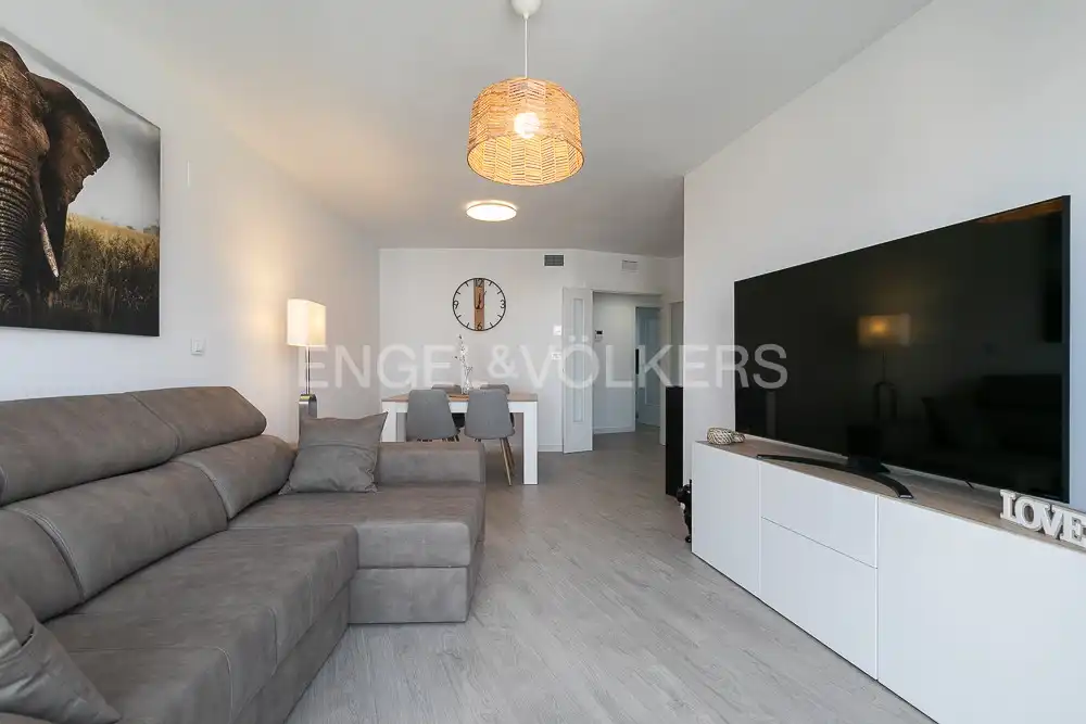 Living room of Flat for rent in Godella  with Air Conditioner, Heating and Swimming Pool